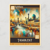 Tasjkent, Oezbekistan |  schilderij Briefkaart (Voorkant)