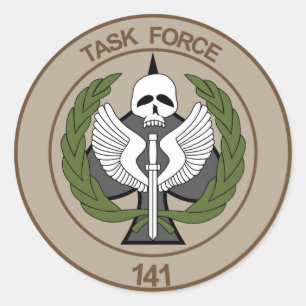 TASK FORCE 141 RONDE STICKER