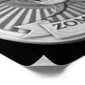 Task Force Zombie - brigadier Badge Poster (Hoek)