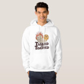 Tasked and Toasted | Productivity Meltdown Mood Hoodie (Voorkant volledig)
