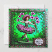 ~ TASMA ~ Gelukkige verjaardag ~ Bloemenmeisje ~ (Voorkant)