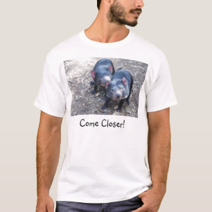 Tasmaanse duivel - kom dichterbij! T-shirt