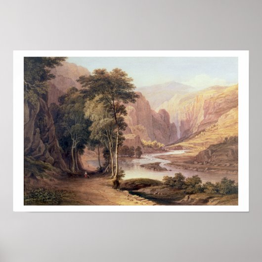Tasmaanse Gorge (w/c) Poster (Voorkant)