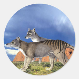 Tasmaanse tijger Sticker