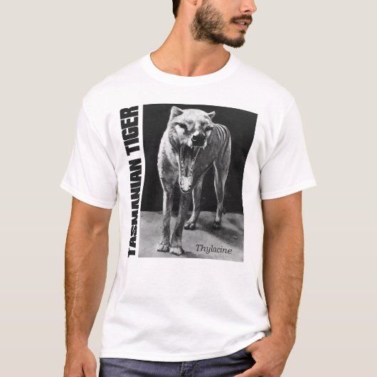 Tasmaanse tijger t-shirt (Voorkant)