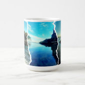 Tasman Tryptich Tordu Vue os Chine Mug (Centre)