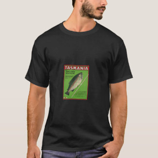 Tasmania Anglers Vintage Travel kunstwerk van Dani T-shirt