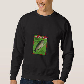 Tasmania Anglers Vintage Travel kunstwerk van Dani Trui