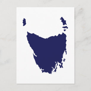 Tasmania-kaart Briefkaart