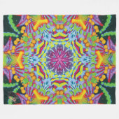 Tasmania Kaleidoscope Fleece Blanket (Voorkant (Horizontaal))