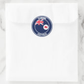 Tasmania Round Emblem Ronde Sticker (Tas)