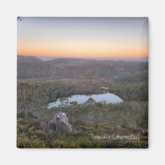 Tasmania Tarn Shelf Magnet (Australische wilde nat Magneet (Voorkant)
