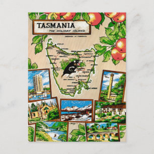 Tasmania Vakantie Eiland Ansichtkaart Briefkaart