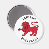Tasmanian Badge (Australia) Magnet (Recto/Verso)