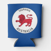 Tasmanian Badge (Australië) Blikjeskoeler (Voorkant)