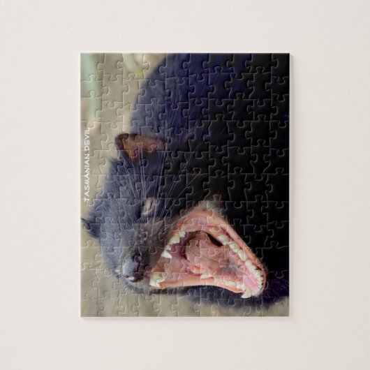 Tasmanian Devil Australia Legpuzzel (Verticaal)