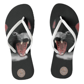 Tasmanian Devil door Chrissy Wild Teenslippers