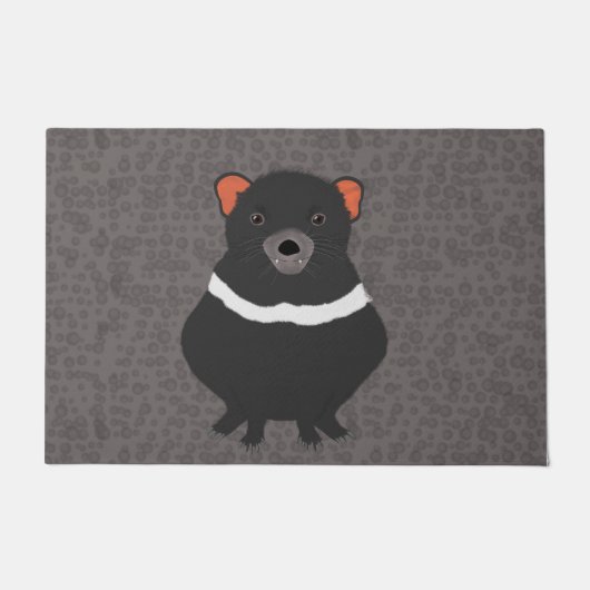 Tasmanian Devil door Mat (Voorkant)