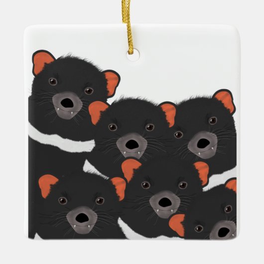 Tasmanian Devil Ornament (Voorkant)
