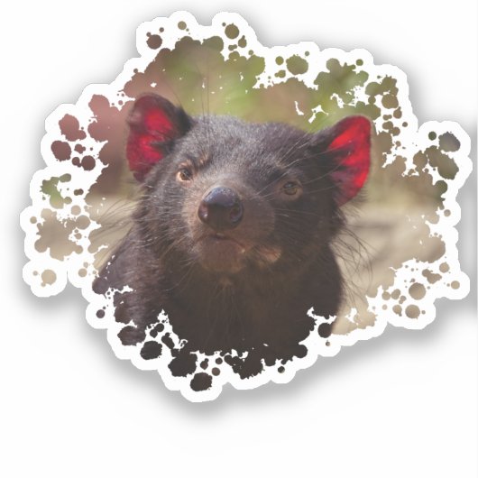 Tasmanian Devil Sticker (Voorkant)