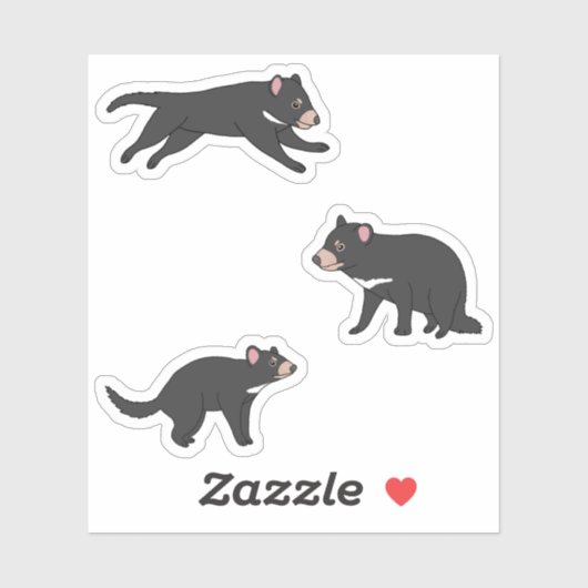 Tasmanian Devil Sticker (Vel)