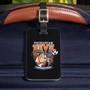 Tasmanian Devil Voetbalclub Logo Bagagelabel