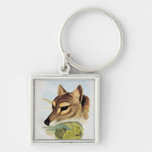 Tasmanian Wolf of Tiger Sleutelhanger