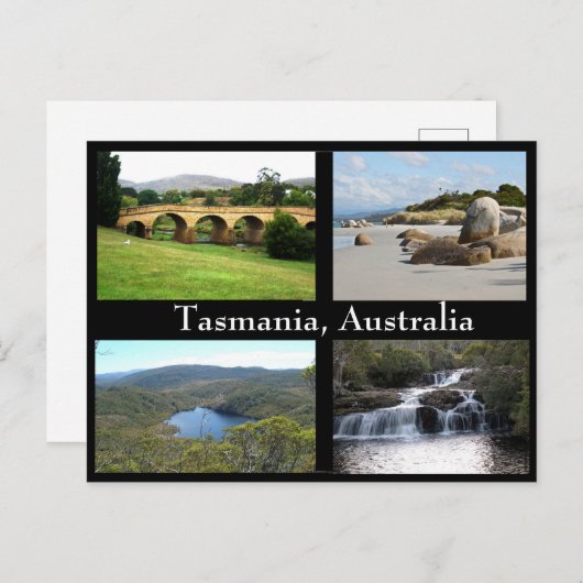 Tasmanie, Australië briefkaart (Voorkant / Achterkant)