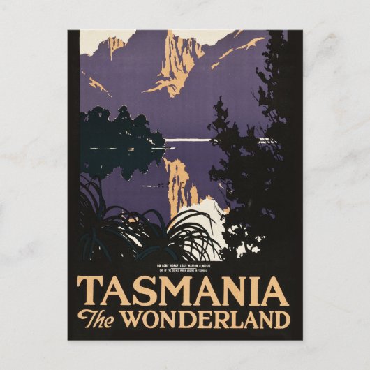 Tasmanië, Australië, Briefkaart (Voorkant)