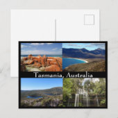 Tasmanie, Australie carte postale (Devant / Derrière)