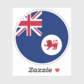 Tasmanië Australië Vlag Sticker (Vel)