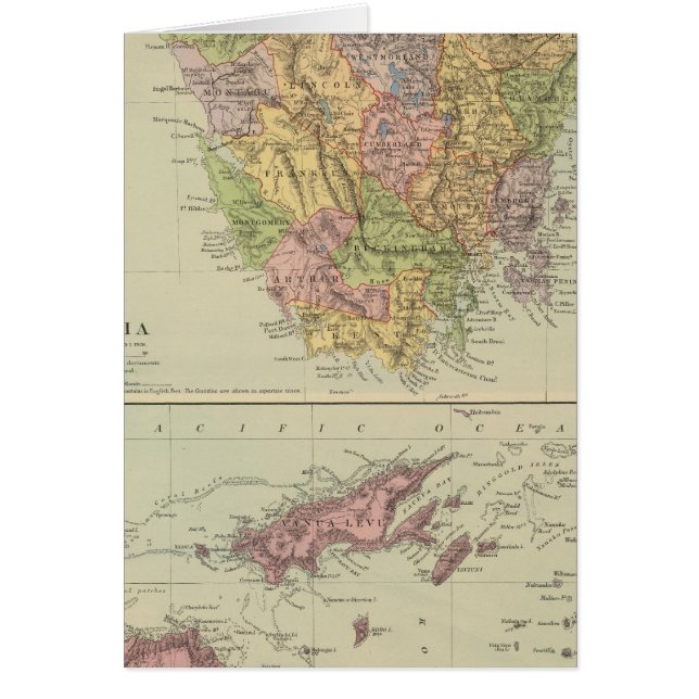 Tasmanie, Fidji (Devant)