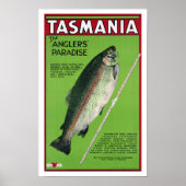 Tasmanie ~ Het paradijs van Angler Poster (Voorkant)