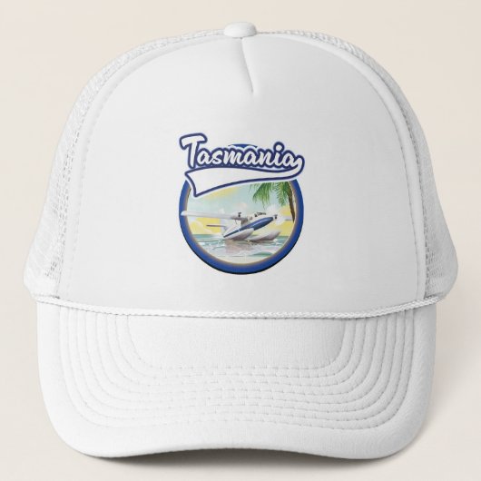 Tasmanië reizen logo trucker pet (Voorkant)