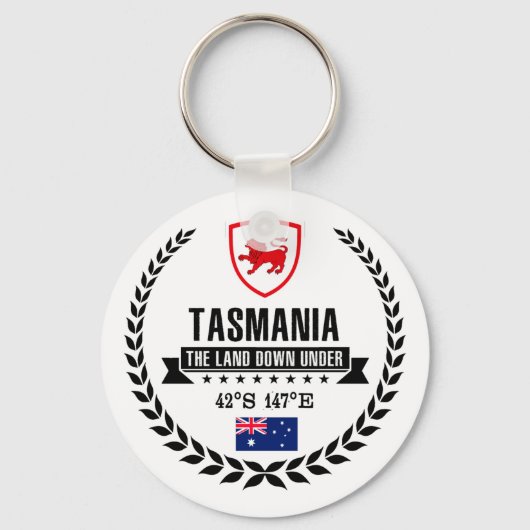 Tasmanie Sleutelhanger (Voorkant)