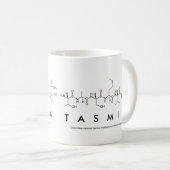 Tasmin peptide nom mug (Devant droit)