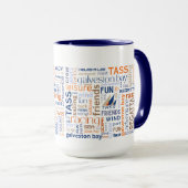 TASS Sailing Words Coffee Mug (Devant droit)