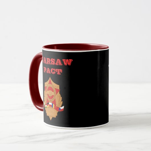 Tasse Варшавскогодоговора" Кружка du Pacte de (Devant gauche)
