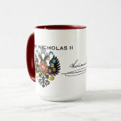 Tasse ЦарьНиколай II Кружка de Nicholas II* de (Devant gauche)