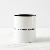 Tasse 0z à deux tons du noir 11 (Centre)