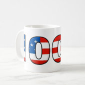 Tasse 100% Américaine (Devant gauche)