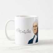 Tasse #10 "courtoisie " de George Washington (Gauche)