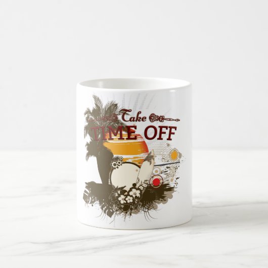 Tasse 11 oz « Prends des congés » (Centre)