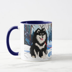 TASSE 11 OZ SUR LA RIVIÈRE Finnish Lapphund
