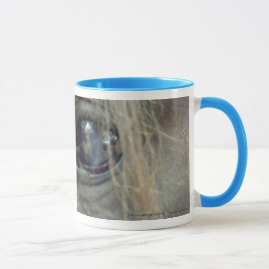 Tasse 11oz de l'oeil de mon cheval (Droite)