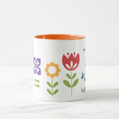 tasse 11oz inspirée florale faite sur commande par (Centre)