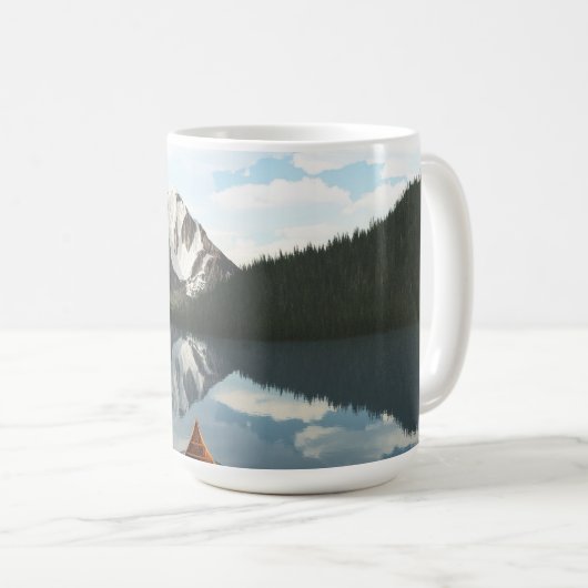 Tasse 14oz avec l'image "Macgillycuddy's Peak" (Devant droit)