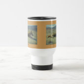 Tasse 15oz de voyage de banlieusard de coyote (Centre)