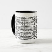 Tasse 15oz Message Caché Drôle Besoin de Financeme (Devant gauche)