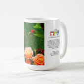 tasse 15oz : Mitzy le Mariposa (chien avec des (Devant droit)